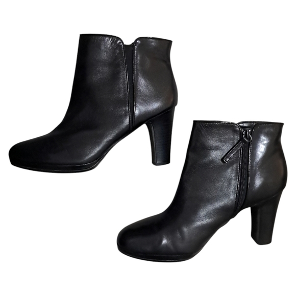 Lauren Ralph Lauren Genuine Leather Marcy Ankle Boots Size 10B - Picture 6 of 13